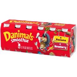 Danimals Strawberry Explosion & Banana Split Variety Pack Smoothies Bottles