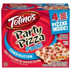 Totino's Party Pizza Pack, Combination, Frozen Snacks, 42.8 oz, 4 ct