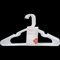 Everyday Living Plastic Tubular Hangers 10-Pack - White
