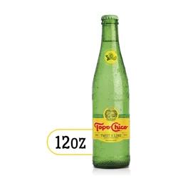Topo Chico Mineral Water Twist of Lime Glass Bottle, 12 fl oz