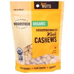 WOODSTOCK Organic Whole Cashews, Unsalted
