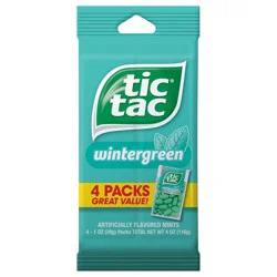 Tic Tac Wintergreen Mints 4 Packs Pack 4 ea