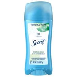 Secret Shower Fresh Invisible Solid Antiperspirant & Deodorant - 2.6oz