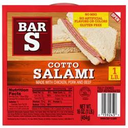 Bar-S Salami, Cotto