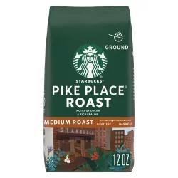 Starbucks Medium Roast Ground Coffee, Pike Place Roast, 100% Arabica