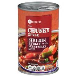 SE Grocers Chunky Soup Sirloin Burger With Vegetables