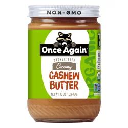 Once Again Cashew Butter, Organic, Creamy, Unsweetened