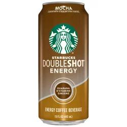 Starbucks Doubleshot Energy Mocha Fortified Energy Coffee Drink