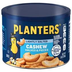 Planters Halves & Pieces Lightly Salted Cashew 8 oz