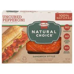 Hormel Natural Choice Sandwich Style Sliced Pepperoni 6 oz