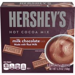 Hershey's Milk Chocolate Hot Cocoa Mix Pouches
