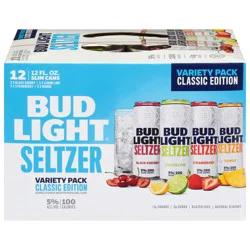 Bud Light Seltzer Variety Pack, Hard Seltzer, Gluten Free Slim