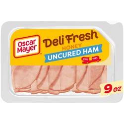 Oscar Mayer Deli Fresh Honey Uncured Sliced Ham Deli Lunch Meat, 9 oz Package