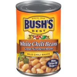 Bush's Best Great Northern Beans in Mild White Chili Sauce - 15.5oz