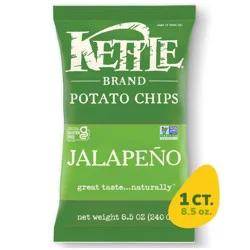 Kettle Brand Potato Chips, Jalapeno Kettle Chips, 8.5 Oz