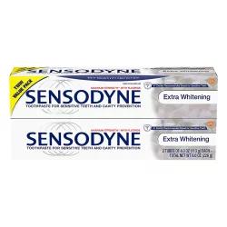 Sensodyne Extra Whitening Sensitive Teeth Whitening Toothpaste - 4 Ounces x 2
