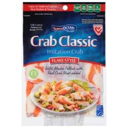 Trans-Ocean® classic imitation crab, flake style