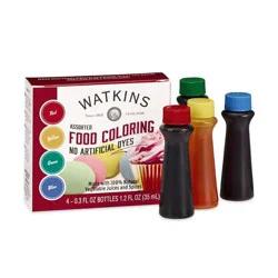 Watkins Assorted Food Coloring - 1.2oz