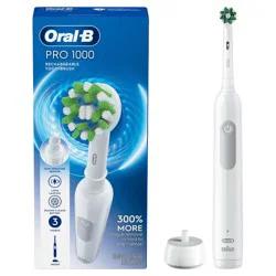 Oral-B Pro 1000 Electric Power Rechargeable Battery Toothbrush - White