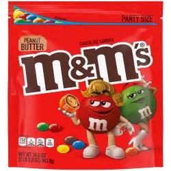 M&M's Peanut Butter Milk Chocolate Candy, Party Size