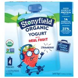 Stonyfield Organic Kids Strawberry Lowfat Yogurt