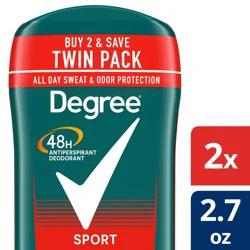 Degree Men Sport 48-Hour Antiperspirant & Deodorant Stick - 2.7oz/2ct