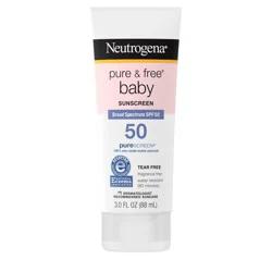 Neutrogena Pure & Free Baby Sunscreen Lotion - SPF 50 - 3 fl oz/1pk