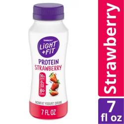 Light + Fit Nonfat Strawberry Protein Smoothie Yogurt Drink