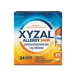 Xyzal Allergy Relief Tablets - Levocetirizine Dihydrochloride - 35ct