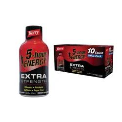 5 Hour Energy Extra Strength Shot - Berry - 10pk