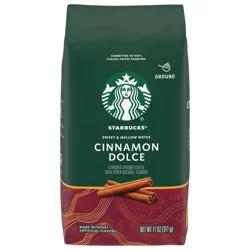 Starbucks Ground Coffee—Cinnamon Dolce Flavored Coffee—Naturally Flavored—100% Arabica 1 bag (11 oz)