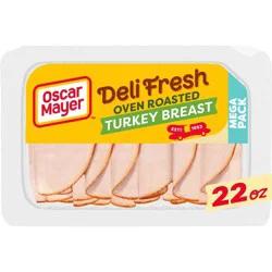 Oscar Mayer Deli Fresh Oven Roasted Turkey Breast Sliced Lunch Meat Mega Pack - 22oz