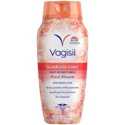 Vagisil Sensitive Scents Daily Intimate Feminine Wash - Peach Blossom - 12oz