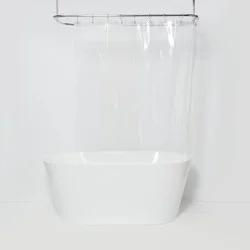 Stall Size Medium Weight PEVA Shower Liner Clear - Made By Design
