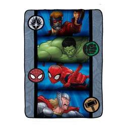 Marvel Avengers Full Bed Blanket Gray