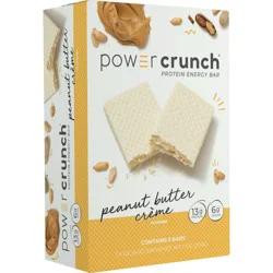 Power Crunch Peanut Butter Cream Wafer Protein Energy Bar - 5pk