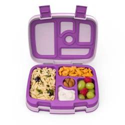 Bentgo Kids' Brights Leak-Proof, 5 Compartment Bento-Style Kids' Lunch Box - Purple