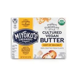 Miyoko's Creamery European Style Cultured Vegan Butter with a Hint of Sea Salt - 8oz