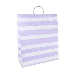XLarge Striped Gift Bags Purple - Spritz