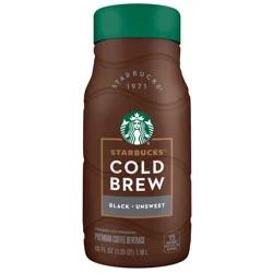 Starbucks Discoveries Black Unsweetened Cold Brew Coffee - 40 fl oz