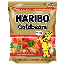 Haribo Goldbears Gummi Candy 28.8 oz