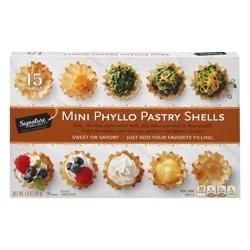Signature SELECT Pastry Shells Mini Phyllo 15 Count - 1.9 Oz