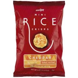 Meijer Mini Cheddar Rice Crisps