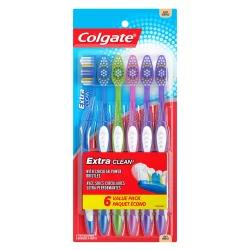 Colgate Extra Clean Full Head Toothbrush Soft - 6ct