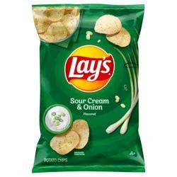 Lay's Potato Chips Sour Cream & Onion Flavored 7 3/4 Oz