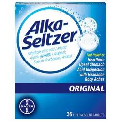 Alka-Seltzer Heartburn Relief And Antacid Reducer Original Tablets