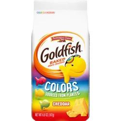 Pepperidge Farm Goldfish Colors Cheddar Cheese Crackers, 6.6 oz Bag