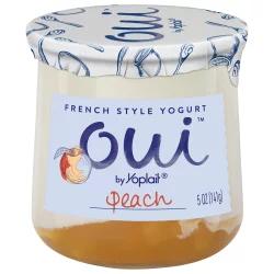 Oui by Yoplait French Style Yogurt, Peach, Gluten Free Yogurt, 5.0 oz