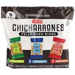 H-E-B Select Ingredients Chicharrones Fried Pork Rinds Multipack