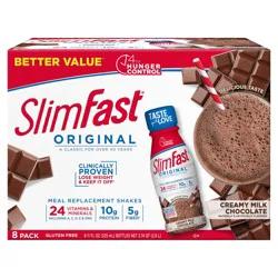 SlimFast Meal Replacement Shake, Creamy Milk Chocolate, Value Size